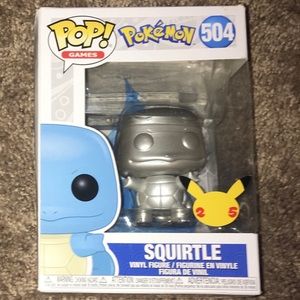 Squirtle (SILVER METALLIC) Funko Pop